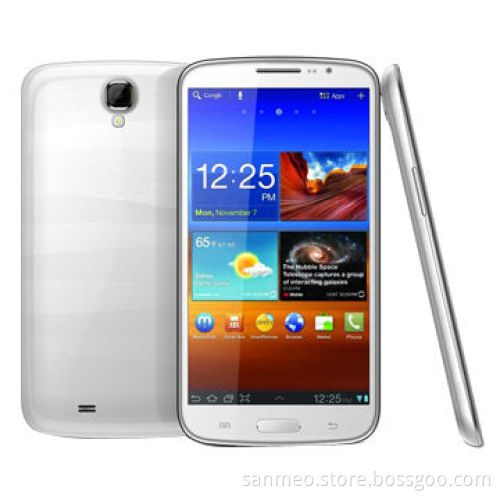 Smartphones with MT6582 1.5GHz Quad-core, 6.5-inch HD IPS/1GB RAM, 8GB ROM/3G/Wi-Fi/3,100mAh